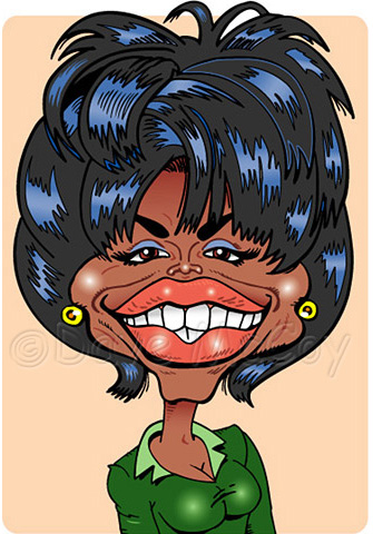 caricature - Oprah Winfrey